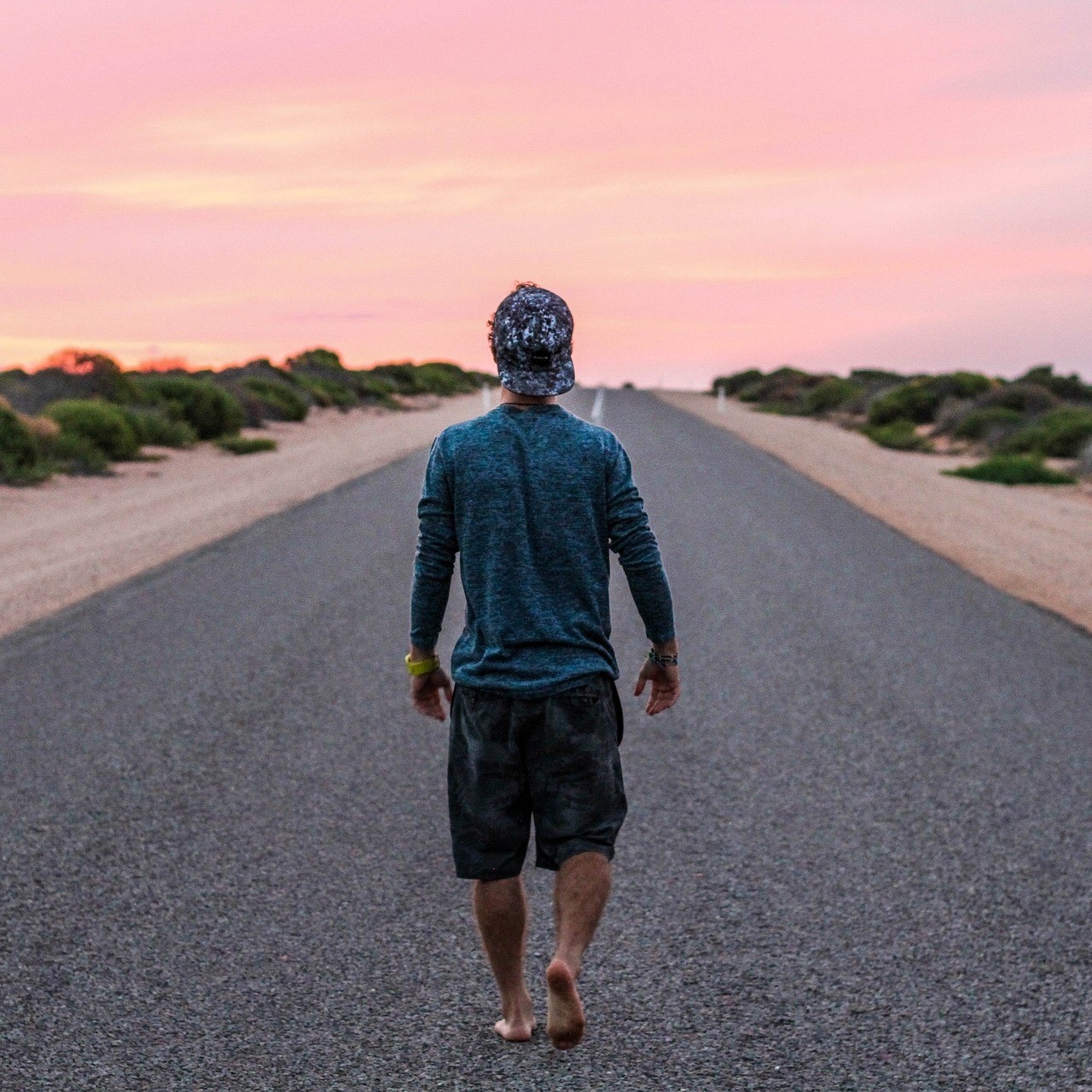 running barefoot