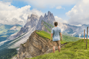 Man On A mountain