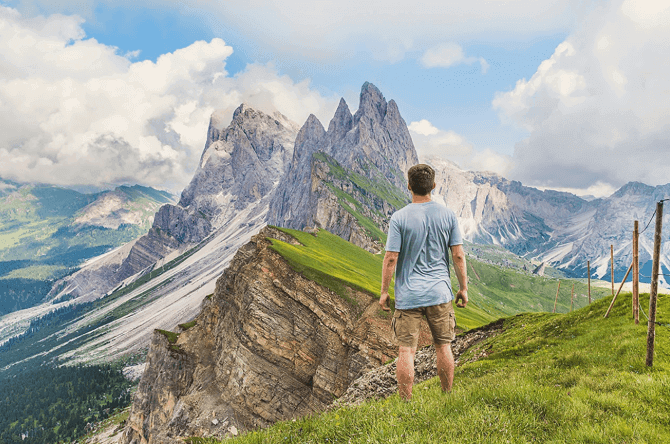 Man On A mountain