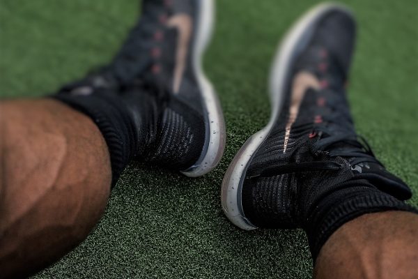 Flexing calves